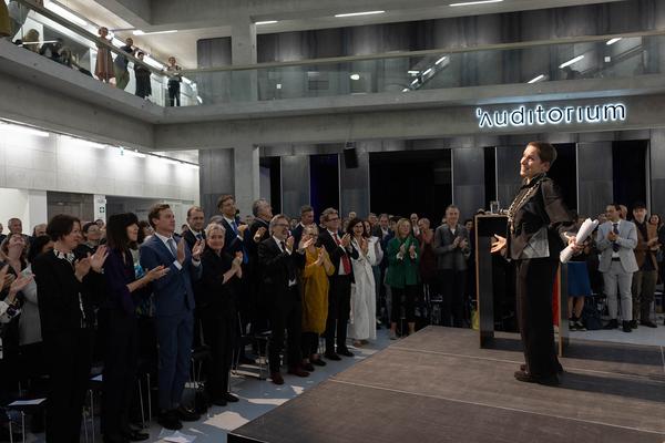 Universität für Angewandte Kunst: Inauguration Rektorin Petra Schaper Rinkel (2.10.2023) Foto: eSeL.at - Lorenz Seidler Foto: eSeL Lorenz Seidler