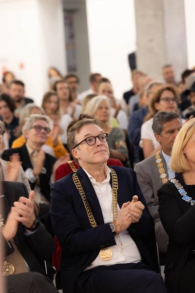 Universität für Angewandte Kunst: Inauguration Rektorin Petra Schaper Rinkel (2.10.2023) Foto: eSeL.at - Lorenz Seidler Foto: eSeL Lorenz Seidler