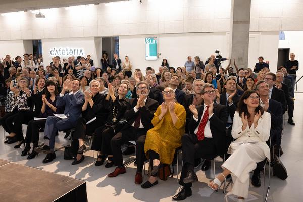 Universität für Angewandte Kunst: Inauguration Rektorin Petra Schaper Rinkel (2.10.2023) Foto: eSeL.at - Lorenz Seidler Foto: eSeL Lorenz Seidler
