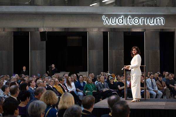 Universität für Angewandte Kunst: Inauguration Rektorin Petra Schaper Rinkel (2.10.2023) Foto: eSeL.at - Lorenz Seidler Foto: eSeL Lorenz Seidler