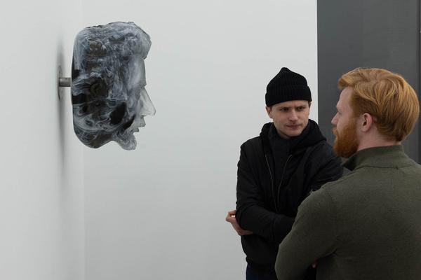 VIENNA ART WEEK Gallery Tour / Galerie Eva Presenhuber: Jean-Marie Appriou & Andrew Lord (8.11. - 22.12.2023)  Foto: eSeL.at - Lorenz Seidler Foto: eSeL Lorenz Seidler