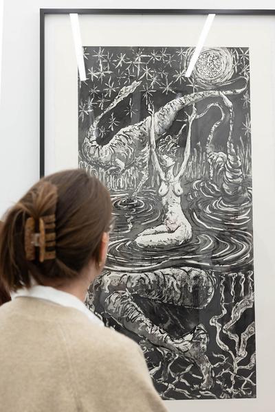 VIENNA ART WEEK Gallery Tour / Galerie Eva Presenhuber: Jean-Marie Appriou & Andrew Lord (8.11. - 22.12.2023)  Foto: eSeL.at - Lorenz Seidler Foto: eSeL Lorenz Seidler
