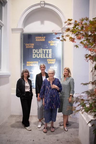 Arnulf Rainer Museum: "Duette, Duelle, Dienstleistungen" - Künstlerinnengespräch (8.9.2023) Foto: eSeL.at - Marlen Pitha Foto: eSeL.at - Marlen Pitha