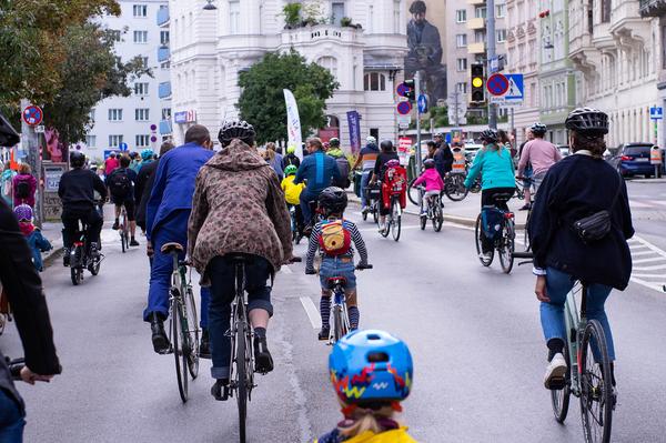 Kidical Mass (Wien, 23.9.2023) Foto: eSeL.at - Christian Tietge Foto: eSeL.at - Christian Tietge