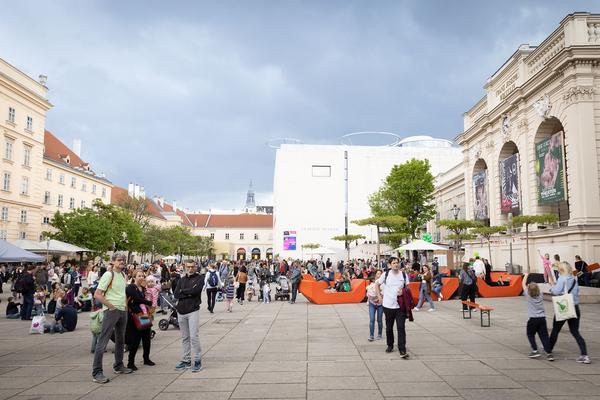 MuseumsQuartier Wien: KinderKulturParcours 2023 (6.5.2023) Foto: eSeL.at - Lorenz Seidler Foto: eSeL Lorenz Seidler
