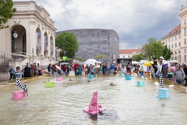 MuseumsQuartier Wien: Aquadrome @ KinderKulturParcours 2023 (6.5.2023) Foto: eSeL.at - Lorenz Seidler Foto: eSeL Lorenz Seidler