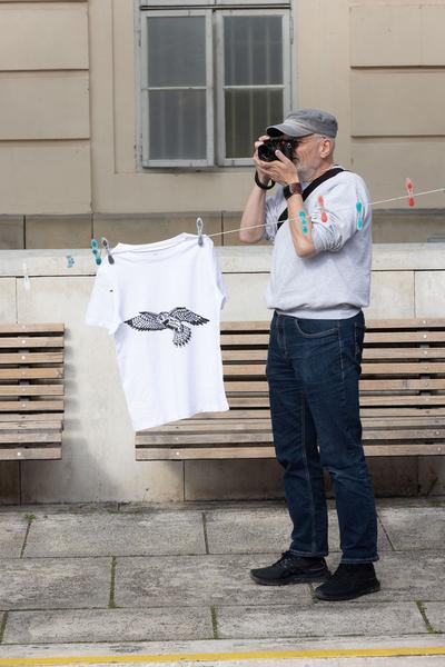 MuseumsQuartier Wien: Birds of Neubau - Siebdruckwerkstatt @KinderKulturParcours 2023 (6.5.2023) Foto: eSeL.at - Lorenz Seidler Foto: eSeL Lorenz Seidler