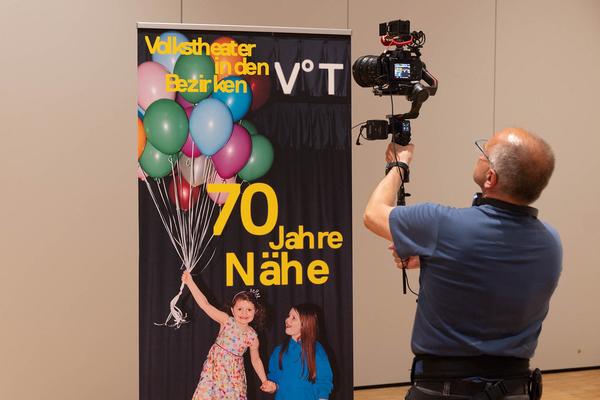 Kulturgarage Seestadt Aspern: Kultur in der Nähe. 70 Jahre Volkstheater in den Bezirken (21.6.2023) Foto: eSeL.at - Lorenz Seidler Foto: eSeL Lorenz Seidler