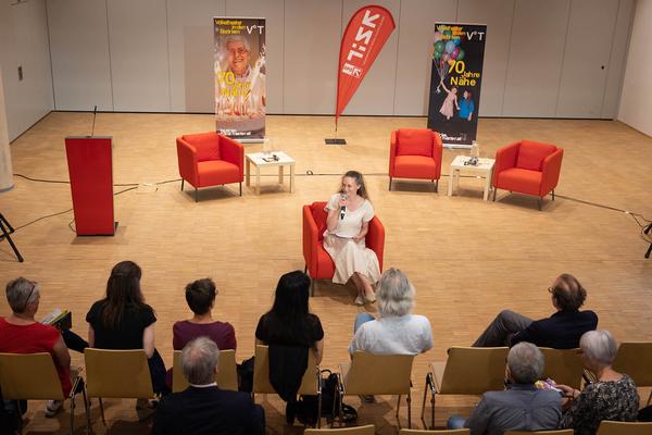Kulturgarage Seestadt Aspern: Kultur in der Nähe. 70 Jahre Volkstheater in den Bezirken (21.6.2023) Foto: eSeL.at - Lorenz Seidler Foto: eSeL Lorenz Seidler