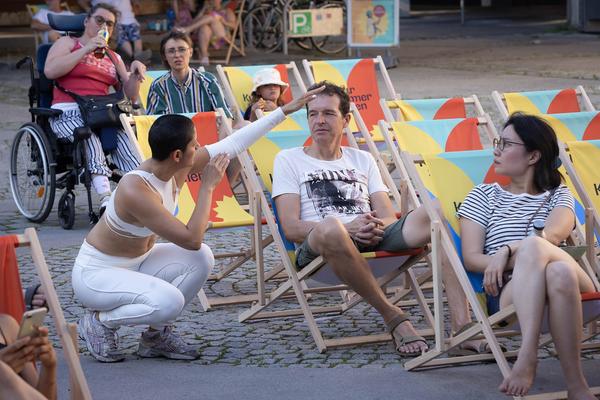 Kultursommer Wien: A summer bears night (Schrödingerplatz, 15.7.2023) Foto: eSeL.at - Lorenz Seidler Foto: eSeL Lorenz Seidler