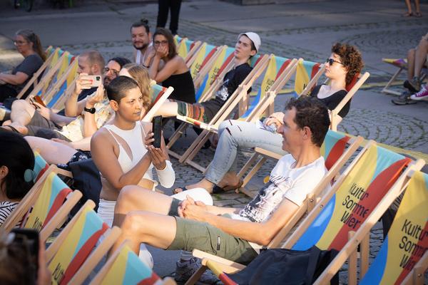 Kultursommer Wien: A summer bears night (Schrödingerplatz, 15.7.2023) Foto: eSeL.at - Lorenz Seidler Foto: eSeL Lorenz Seidler