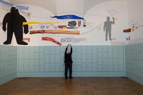 Nedko Solakov: A Cornered Solo Show #3 (with Charles Esche as my artistic conscience)  (24.11.2023 - 19.6.2024) Foto: eSeL.at - Lorenz Seidler Foto: eSeL Lorenz Seidler