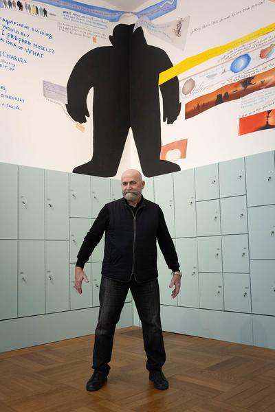 Nedko Solakov: A Cornered Solo Show #3 (with Charles Esche as my artistic conscience)  (24.11.2023 - 19.6.2024) Foto: eSeL.at - Lorenz Seidler Foto: eSeL Lorenz Seidler