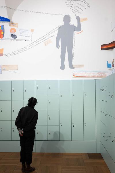 Nedko Solakov: A Cornered Solo Show #3 (with Charles Esche as my artistic conscience)  (24.11.2023 - 19.6.2024) Foto: eSeL.at - Lorenz Seidler Foto: eSeL Lorenz Seidler