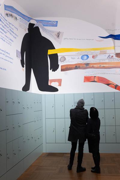 Nedko Solakov: A Cornered Solo Show #3 (with Charles Esche as my artistic conscience)  (24.11.2023 - 19.6.2024) Foto: eSeL.at - Lorenz Seidler Foto: eSeL Lorenz Seidler
