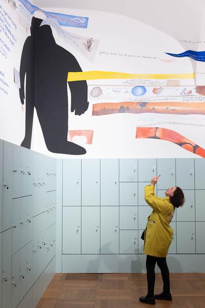 Nedko Solakov: A Cornered Solo Show #3 (with Charles Esche as my artistic conscience)  (24.11.2023 - 19.6.2024) Foto: eSeL.at - Lorenz Seidler Foto: eSeL Lorenz Seidler