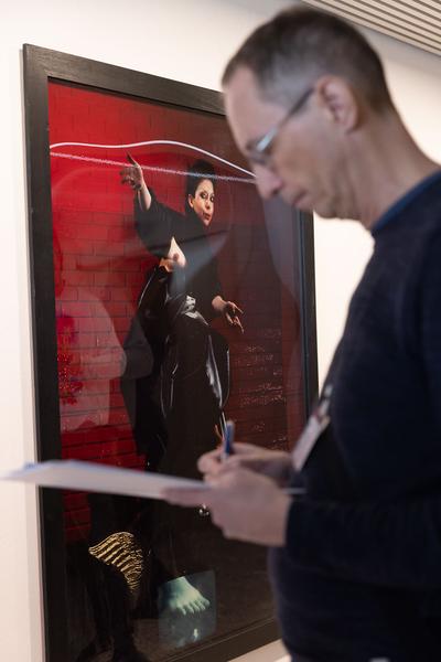 Sammlung Verbund: ORLAN - Six Decades (22.3. - 30.6.2023, Vertikale Galerie) Foto: eSeL.at - Lorenz Seidler Foto: eSeL Lorenz Seidler