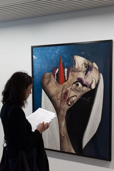 Sammlung Verbund: ORLAN - Six Decades (22.3. - 30.6.2023, Vertikale Galerie) Foto: eSeL.at - Lorenz Seidler Foto: eSeL Lorenz Seidler