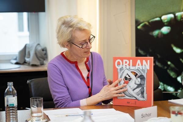 Sammlung Verbund: ORLAN - Six Decades (22.3. - 30.6.2023, Vertikale Galerie) Foto: eSeL.at - Lorenz Seidler Foto: eSeL Lorenz Seidler