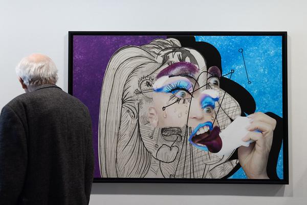 Sammlung Verbund: ORLAN - Six Decades (22.3. - 30.6.2023, Vertikale Galerie) Foto: eSeL.at - Lorenz Seidler Foto: eSeL Lorenz Seidler