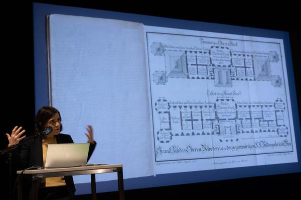 Belvedere 21: Lecture Bénédicte Savoy - Public Program "Das Museum entkolonialisieren" (28.1.2023) Foto: eSeL.at - Lorenz Seidler Foto: eSeL Lorenz Seidler
