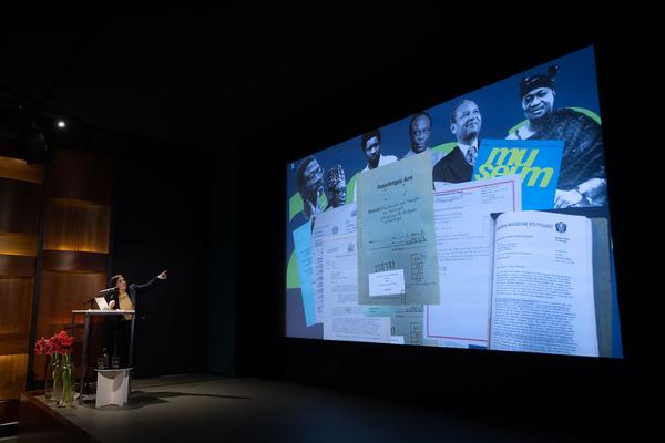 Belvedere 21: Lecture Bénédicte Savoy - Public Program "Das Museum entkolonialisieren" (28.1.2023) Foto: eSeL.at - Lorenz Seidler Foto: eSeL Lorenz Seidler