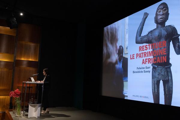 Belvedere 21: Lecture Bénédicte Savoy - Public Program "Das Museum entkolonialisieren" (28.1.2023) Foto: eSeL.at - Lorenz Seidler Foto: eSeL Lorenz Seidler
