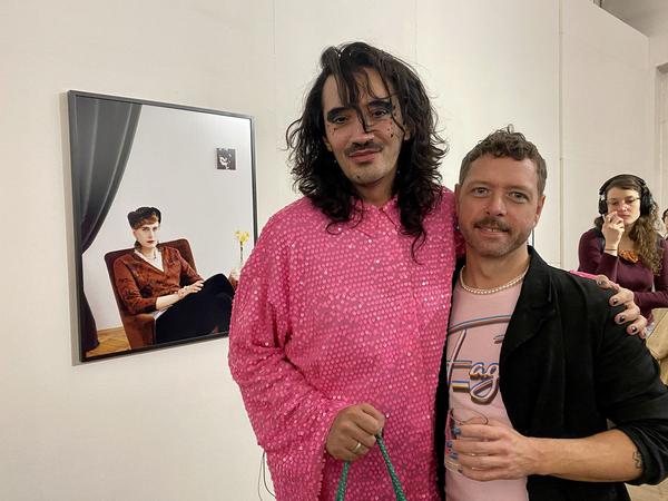 Kunsthalle Exnergasse: Alexandru Cosarca & Daniel Hill. Queer Art Spaces Vienna 2023. Vernissage (18.1. - 18.3.2023). Foto: eSeL.at - Jameli Qairli Foto: eSeL.at - Jameli Qairli