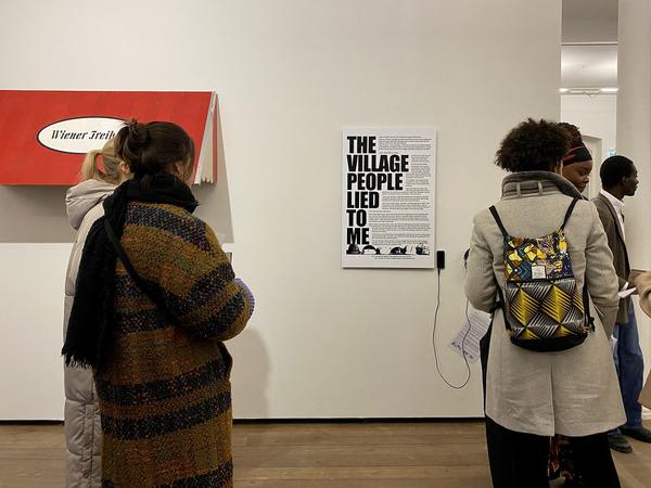 Kunsthalle Exnergasse: Queer Art Spaces Vienna 2023. Vernissage (18.1. - 18.3.2023). Foto: eSeL.at - Jameli Qairli Foto: eSeL.at - Jameli Qairli