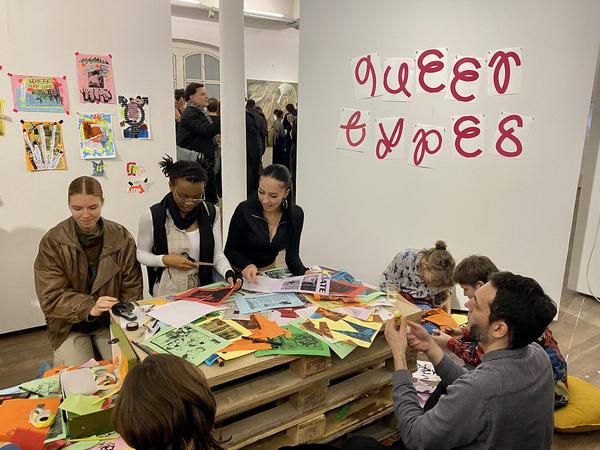 Kunsthalle Exnergasse: Queer Art Spaces Vienna 2023. Vernissage (18.1. - 18.3.2023). Foto: eSeL.at - Jameli Qairli Foto: eSeL.at - Jameli Qairli
