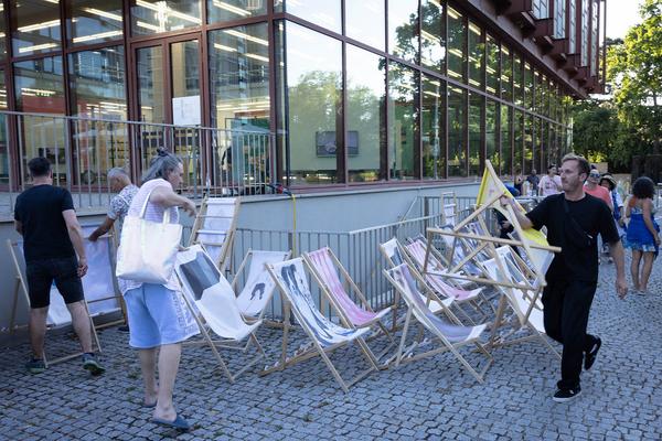 Belvedere 21: Queering the Belvedere: Performances. Über das Neue (29.6.2023) Foto: eSeL.at - Lorenz Seidler Foto: eSeL Lorenz Seidler