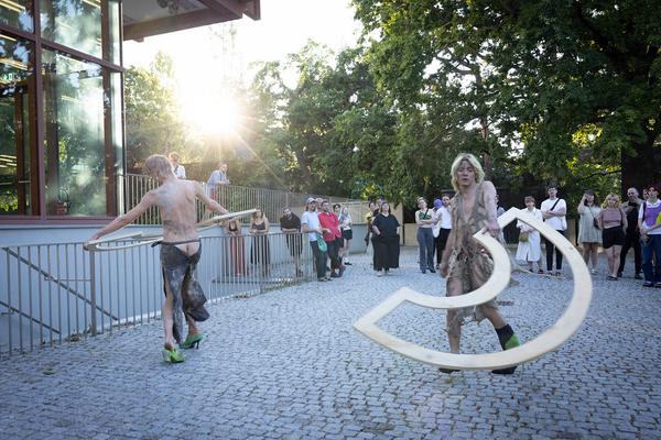 Belvedere 21: Queering the Belvedere: Valentino Skarwan & Andrius Mulokas (29.6.2023) Foto: eSeL.at - Lorenz Seidler Foto: eSeL Lorenz Seidler