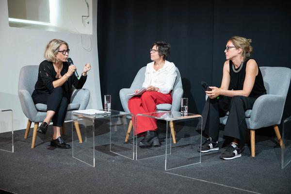 MuseumsQuartier Wien: Salon Zukunftskultur "Die Kunst der Regeneration" (Arena 21, 5.9.2023) Foto: eSeL.at - Felix Kubitza Foto: eSeL.at - Felix Kubitza