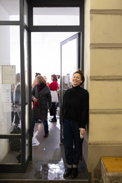 Bildraum 01: Sophie Pölzl "Our House" (VIENNA ART WEEK Eröffnung, 14.11.2023 - 5.1.2024) Foto: eSeL.at - Lorenz Seidler Foto: eSeL Lorenz Seidler