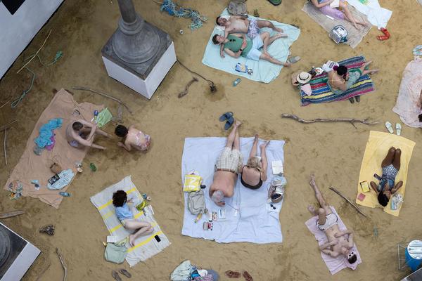 Wiener Festwochen: SUN & SEA - Rugilė Barzdžiukaitė, Vaiva Grainytė, Lina Lapelytė (Atelierhaus / Semperdepot, 19.5. - 23.5.2023) Foto: eSeL.at - Lorenz Seidler Foto: eSeL Lorenz Seidler