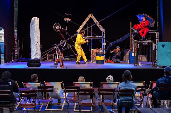 theater.nuu – Performance für junge Menschen: „SCHROTT“ (Mortarapark, 05.08.2023) Foto: eSeL.at - Christian Tietge