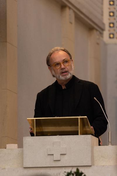 Zentralfriedhof: Trauerfeier Peter Weibel (21.3.2023) Foto: eSeL.at - Lorenz Seidler Foto: eSeL Lorenz Seidler