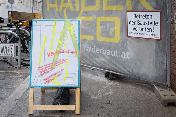 WUK Projektraum: Versuchsanstalt / Shared Space von Six+Petritsch (April - November 2023) Foto: eSeL.at - Lorenz Seidler Foto: eSeL Lorenz Seidler