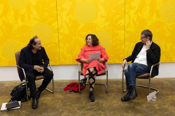 VIENNA ART WEEK 2023 Nitsch Foundation: Artist Talk mit Ekrem Yalcindag & Peter Kogler (11.11.2023) Foto: eSeL.at - Lorenz Seidler Foto: eSeL Lorenz Seidler