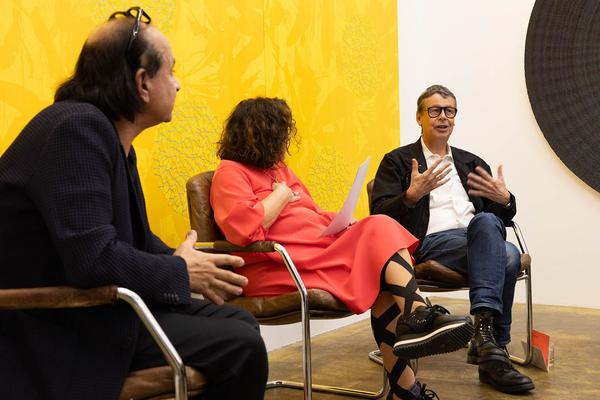 VIENNA ART WEEK 2023 Nitsch Foundation: Artist Talk mit Ekrem Yalcindag & Peter Kogler (11.11.2023) Foto: eSeL.at - Lorenz Seidler Foto: eSeL Lorenz Seidler