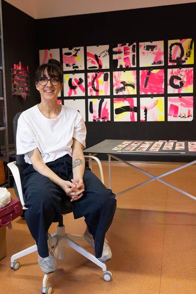 VIENNA ART WEEK 2023 Open Studio Days: Martina Mina (BMKOES Ateliers Wattgasse, 11.11. & 12.11.2023) Foto: eSeL.at - Lorenz Seidler Foto: eSeL Lorenz Seidler