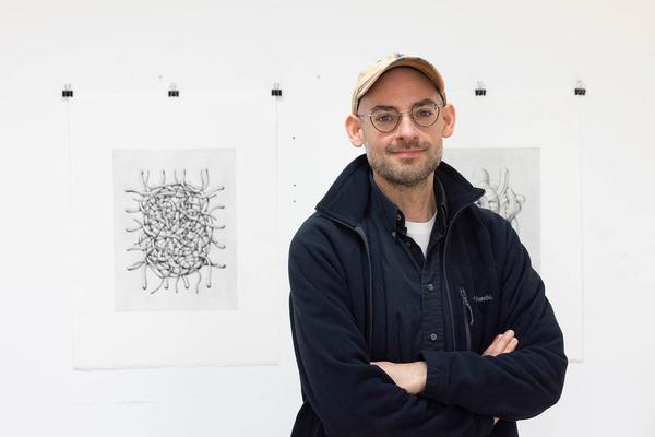 VIENNA ART WEEK 2023 Open Studio Days: Nadim Vardag (BMKOES Ateliers Wattgasse, 11.11. & 12.11.2023) Foto: eSeL.at - Lorenz Seidler Foto: eSeL Lorenz Seidler