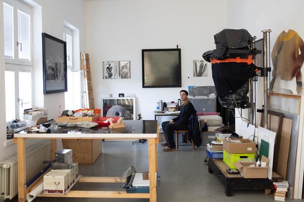 VIENNA ART WEEK 2023 Open Studio Days: Robert Gruber (BMKOES Ateliers Wattgasse, 11.11. & 12.11.2023) Foto: eSeL.at - Lorenz Seidler Foto: eSeL Lorenz Seidler