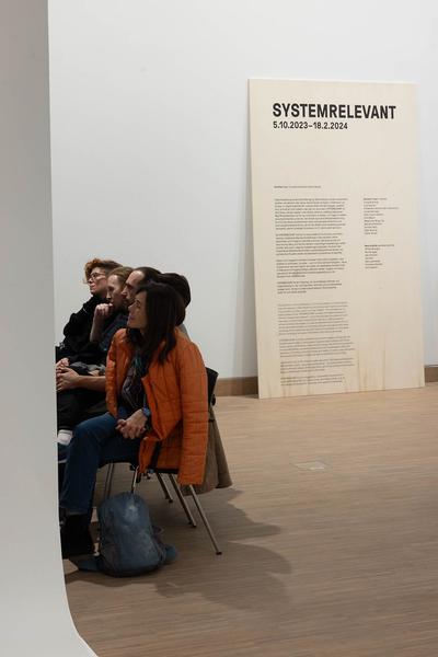 VIENNA ART WEEK: Systemrelevant "Ausstellungsraum 2.0" Podiumsdiskussion (Künstlerhaus Wien, 14.11.2023) Foto: eSeL.at - Lorenz Seidler Foto: eSeL Lorenz Seidler