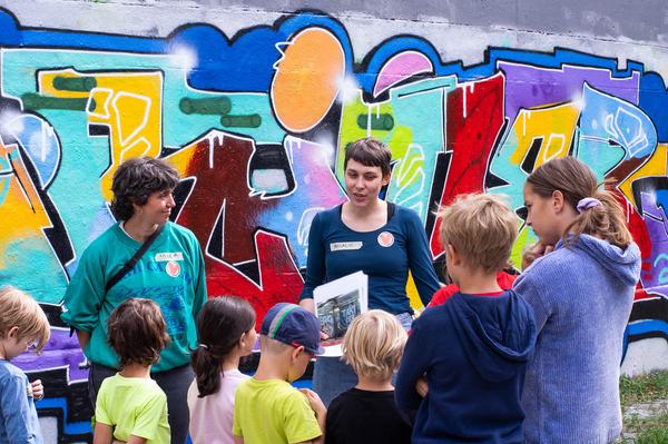 Vienna Design Week: Graffiti Workshop (30.9.2023) Foto: eSeL.at - Christian Tietge Foto: eSeL.at - Christian Tietge