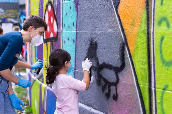 Vienna Design Week: Graffiti Workshop (30.9.2023) Foto: eSeL.at - Christian Tietge Foto: eSeL.at - Christian Tietge