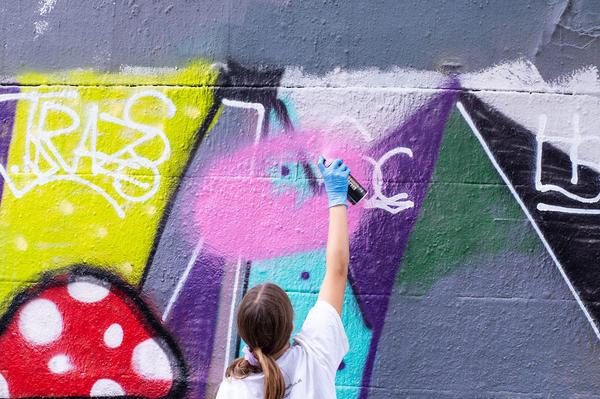 Vienna Design Week: Graffiti Workshop (30.9.2023) Foto: eSeL.at - Christian Tietge Foto: eSeL.at - Christian Tietge