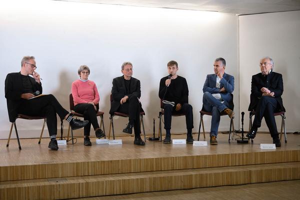 IG Architektur / ÖGFA: Vom Bau zum Umbau. Ein Symposium zur Bauwende (Alte WU, 24.11.23) Foto: eSeL.at - Joanna Pianka Foto: Joanna Pianka
