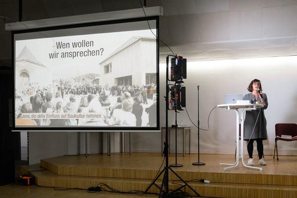 IG Architektur / ÖGFA: Vom Bau zum Umbau. Ein Symposium zur Bauwende (Alte WU, 24.11.23) Foto: eSeL.at - Joanna Pianka Foto: Joanna Pianka