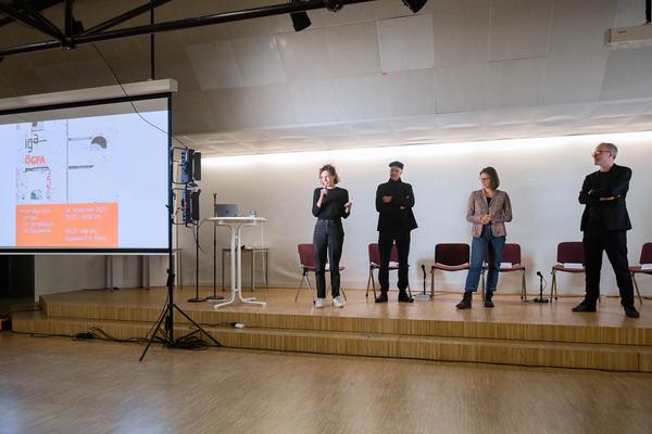 IG Architektur / ÖGFA: Vom Bau zum Umbau. Ein Symposium zur Bauwende (Alte WU, 24.11.23) Foto: eSeL.at - Joanna Pianka Foto: Joanna Pianka
